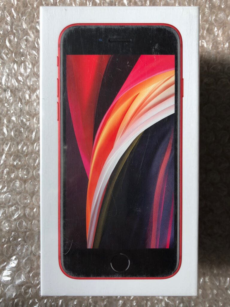 iPhone SE第2世代PRODUCT REDのApple純正外装箱